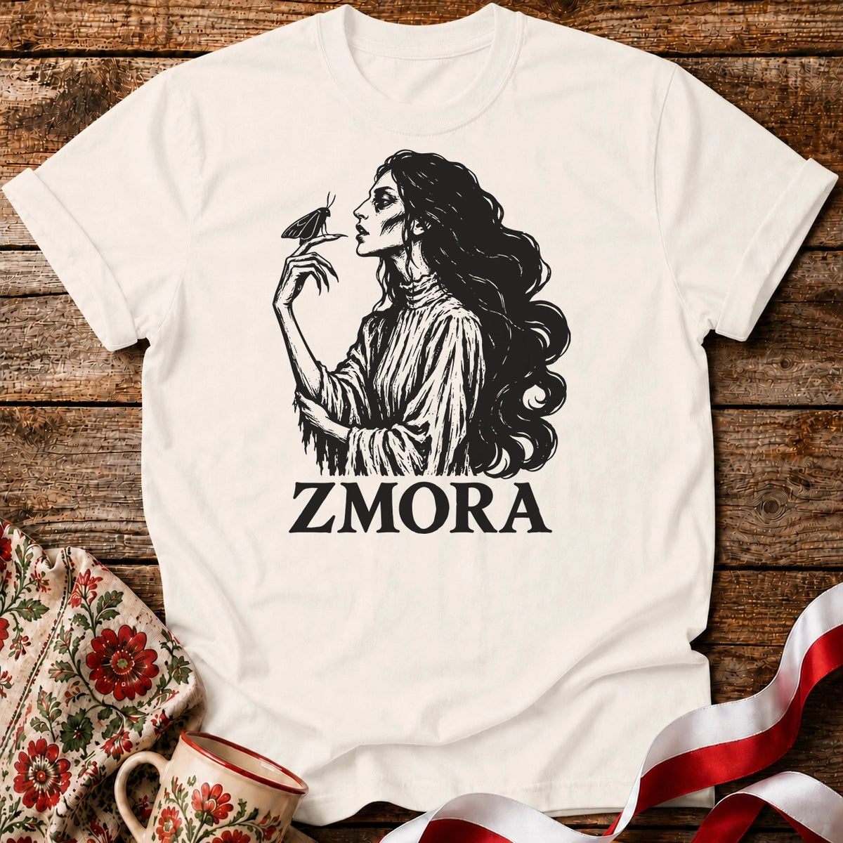 Zmora and the Moth Unisex T-Shirt