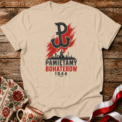 Pamiętamy Bohaterów 1944 Unisex T-Shirt