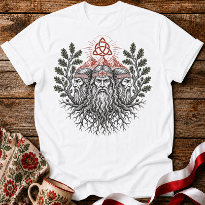 Triglav Three Roots Slavic Mythology Unisex T-Shirt