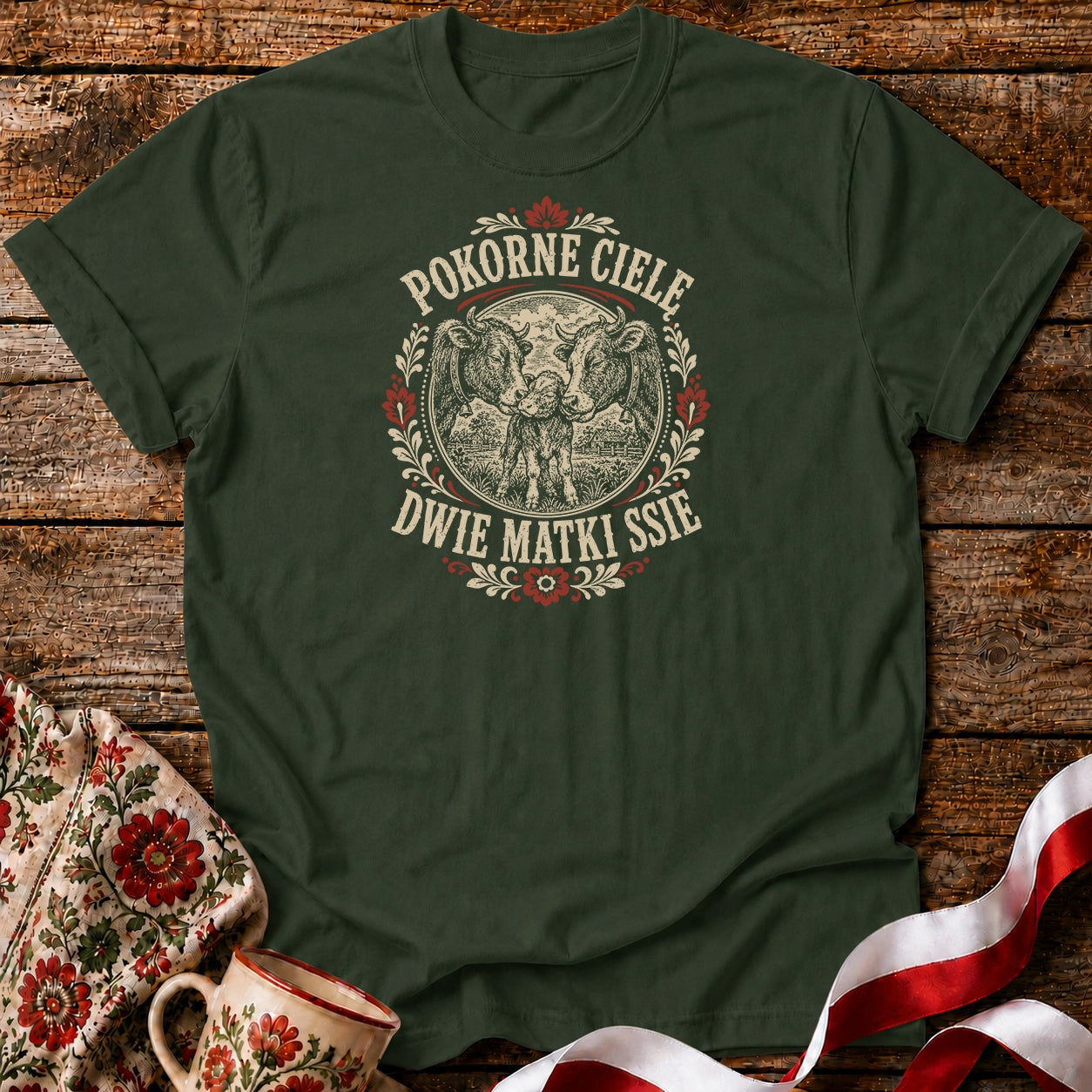 Pokorne Cielę Unisex T-Shirt