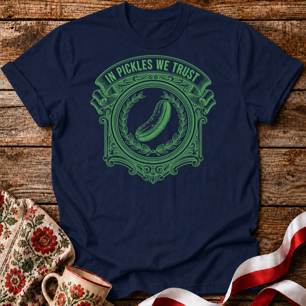 In Pickles We Trust Slavic Humor Unisex T-Shirt