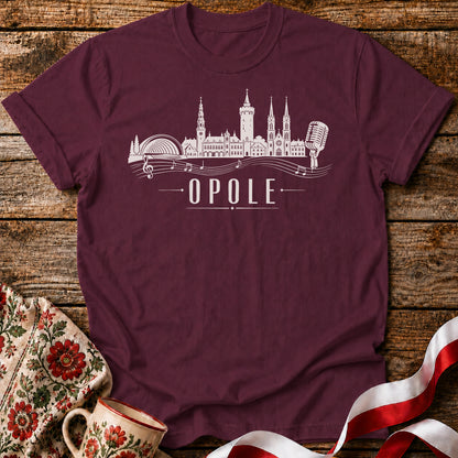 Opole Music Skyline Polish City Unisex T-Shirt