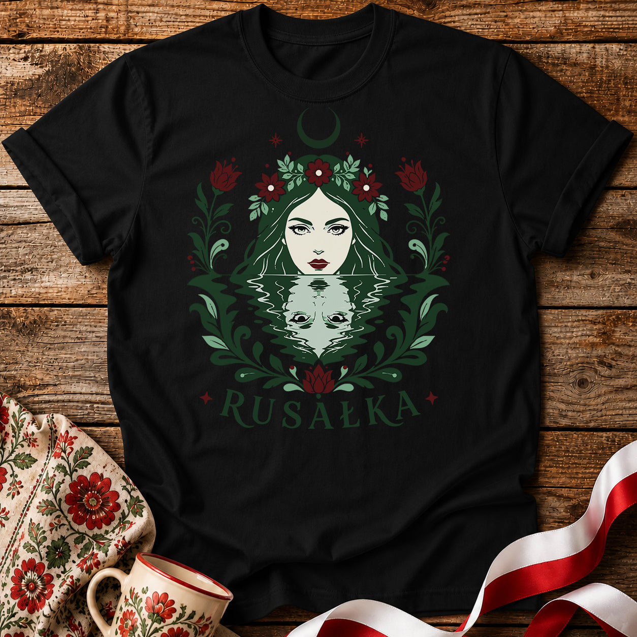 Rusalka Slavic Water Spirit Unisex T-Shirt