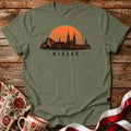 Kielce Sunset Skyline Polish City Unisex T-Shirt