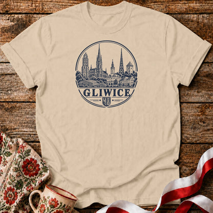 Gliwice Heritage Skyline Unisex T-Shirt