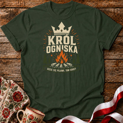 Król Ogniska Unisex T-Shirt