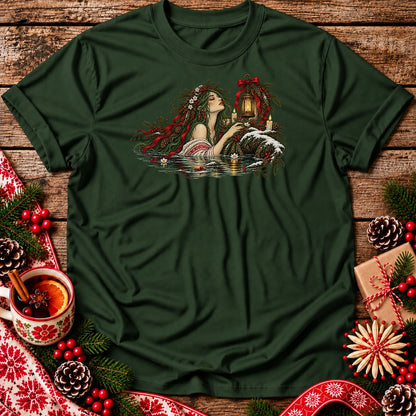 Christmas Rusalka by the Winter Water Unisex T-Shirt