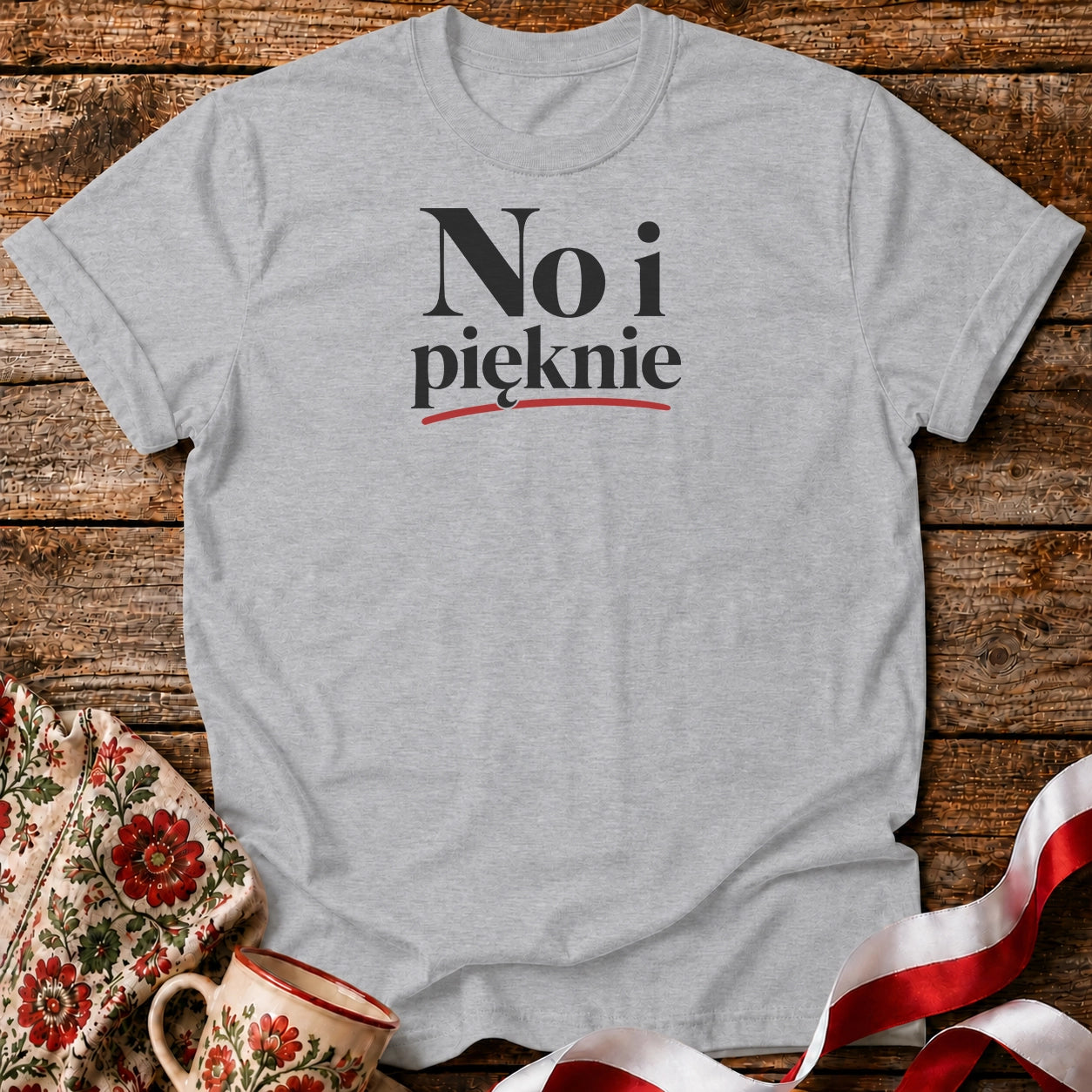 No I Pięknie Unisex T-Shirt