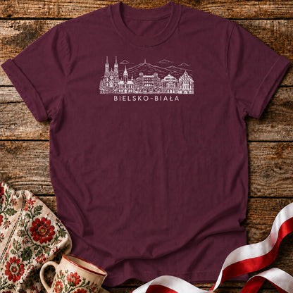 Bielsko-Biała Skyline Unisex T-Shirt