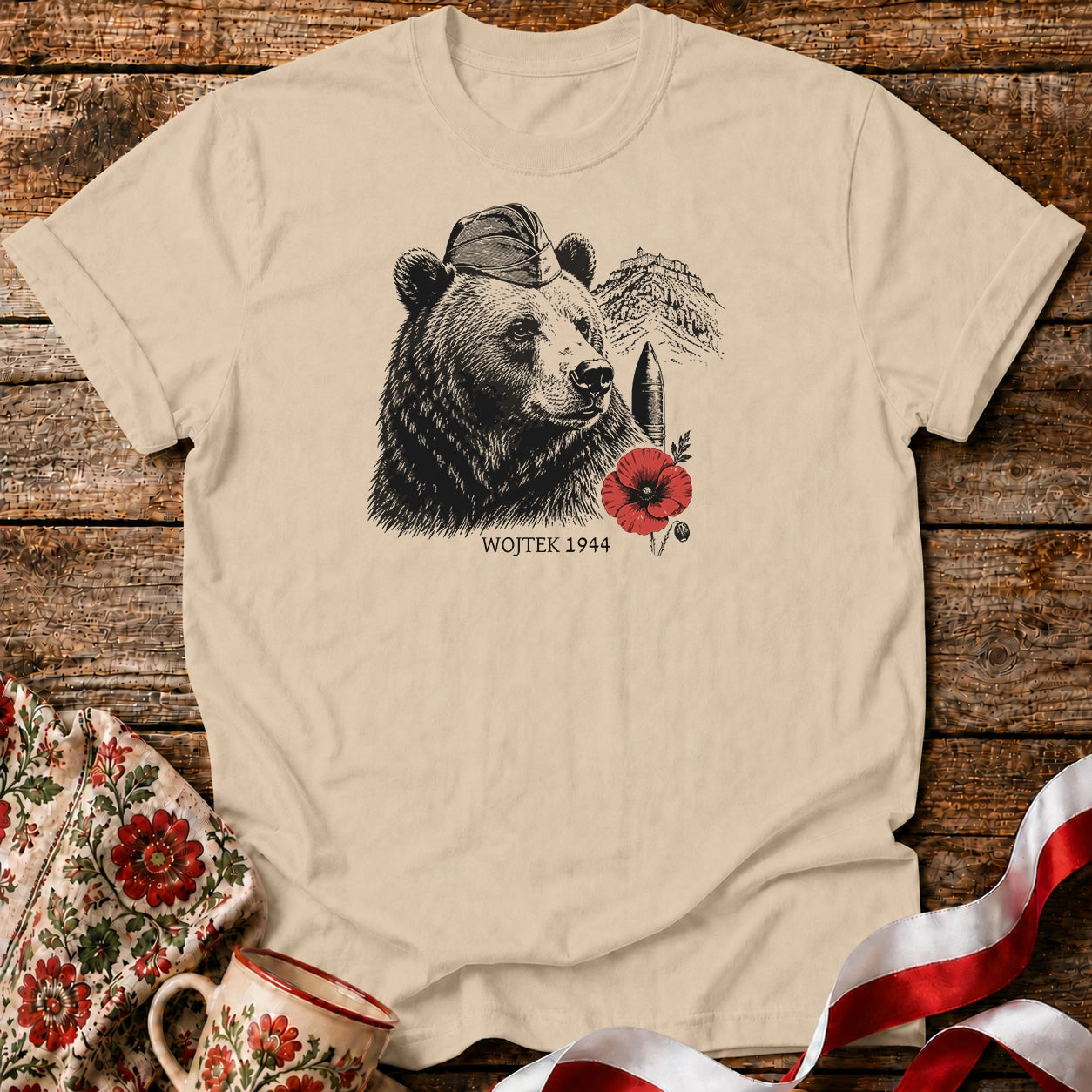 Wojtek 1944 Poppy Unisex T-Shirt