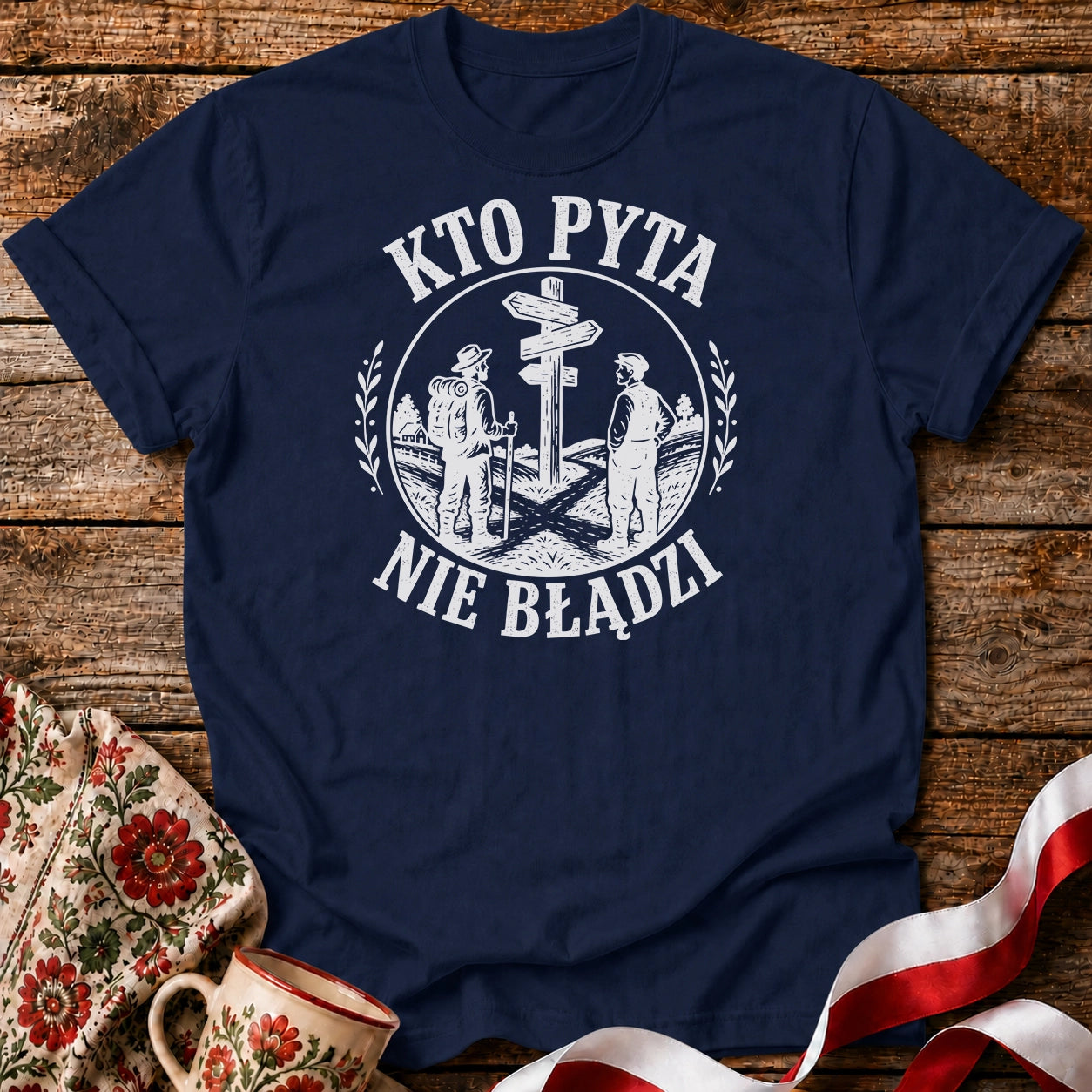 Kto Pyta Nie Błądzi Unisex T-Shirt