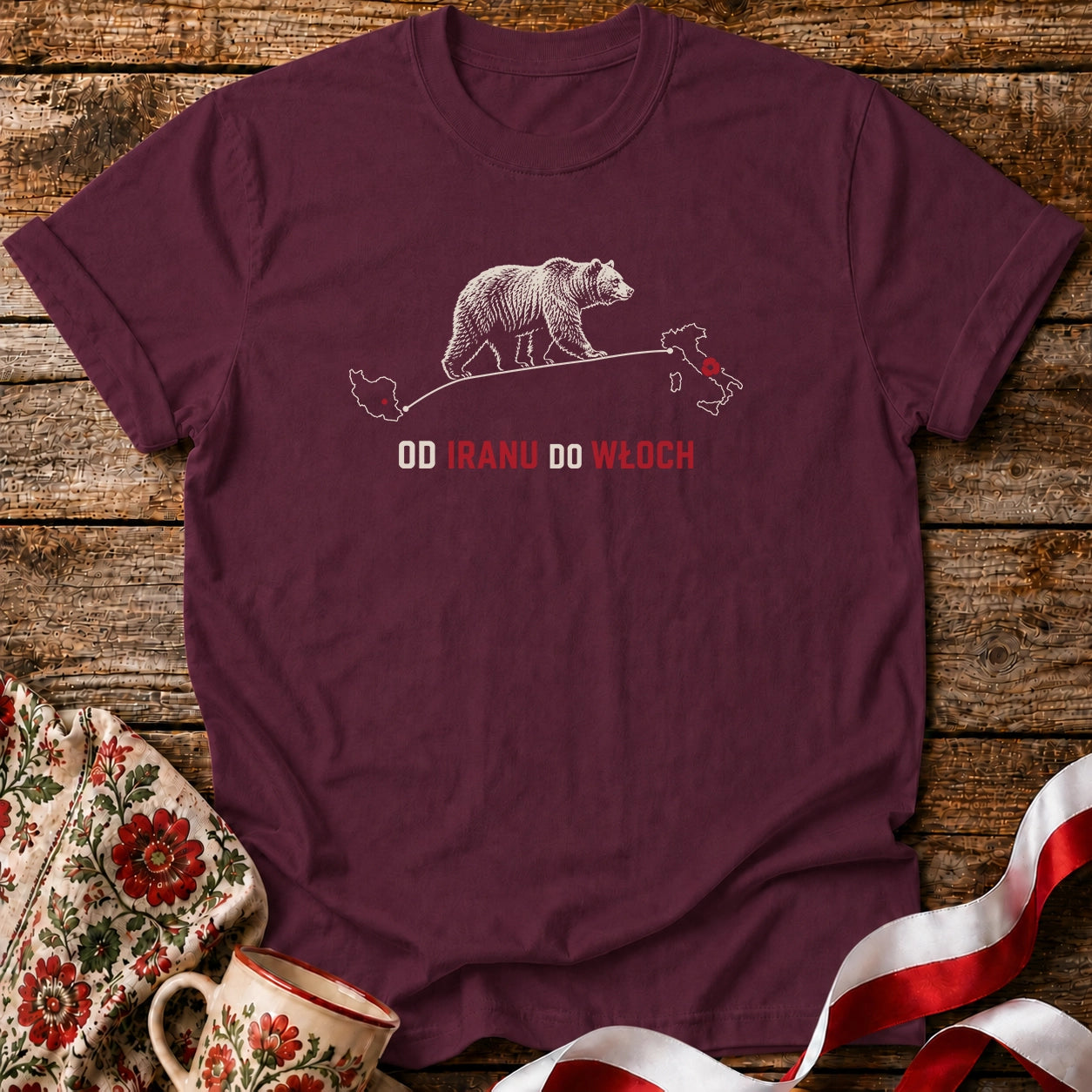 Od Iranu Do Włoch Unisex T-Shirt