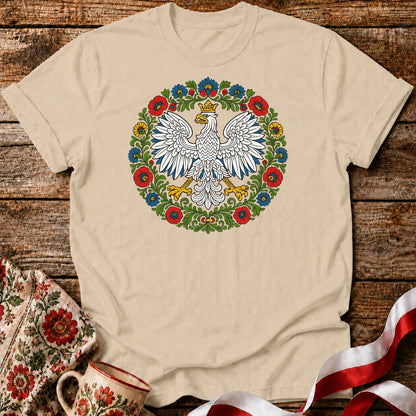 Polish Eagle Folk Art Unisex T-Shirt