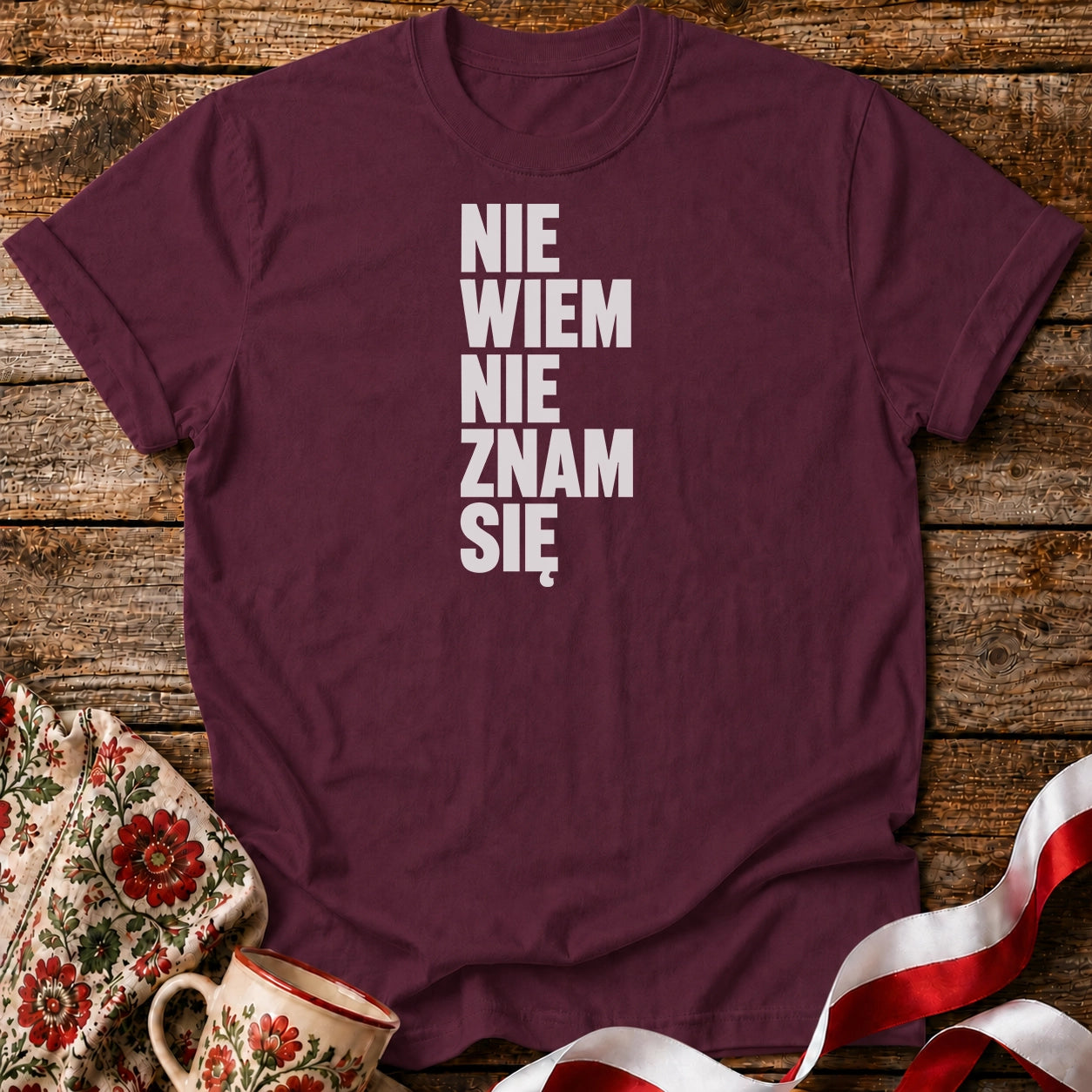 Nie Znam Się Unisex T-Shirt