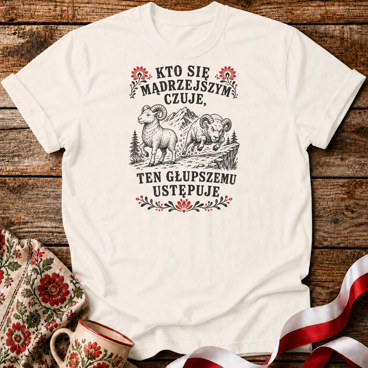 Mądrzejszy Ustępuje Unisex T-Shirt