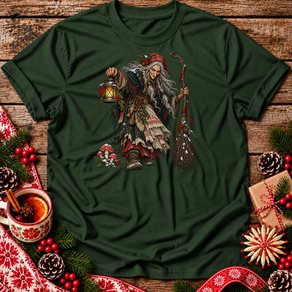 Christmas Baba Yaga with Lantern Unisex T-Shirt