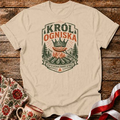 Król Ogniska Unisex T-Shirt
