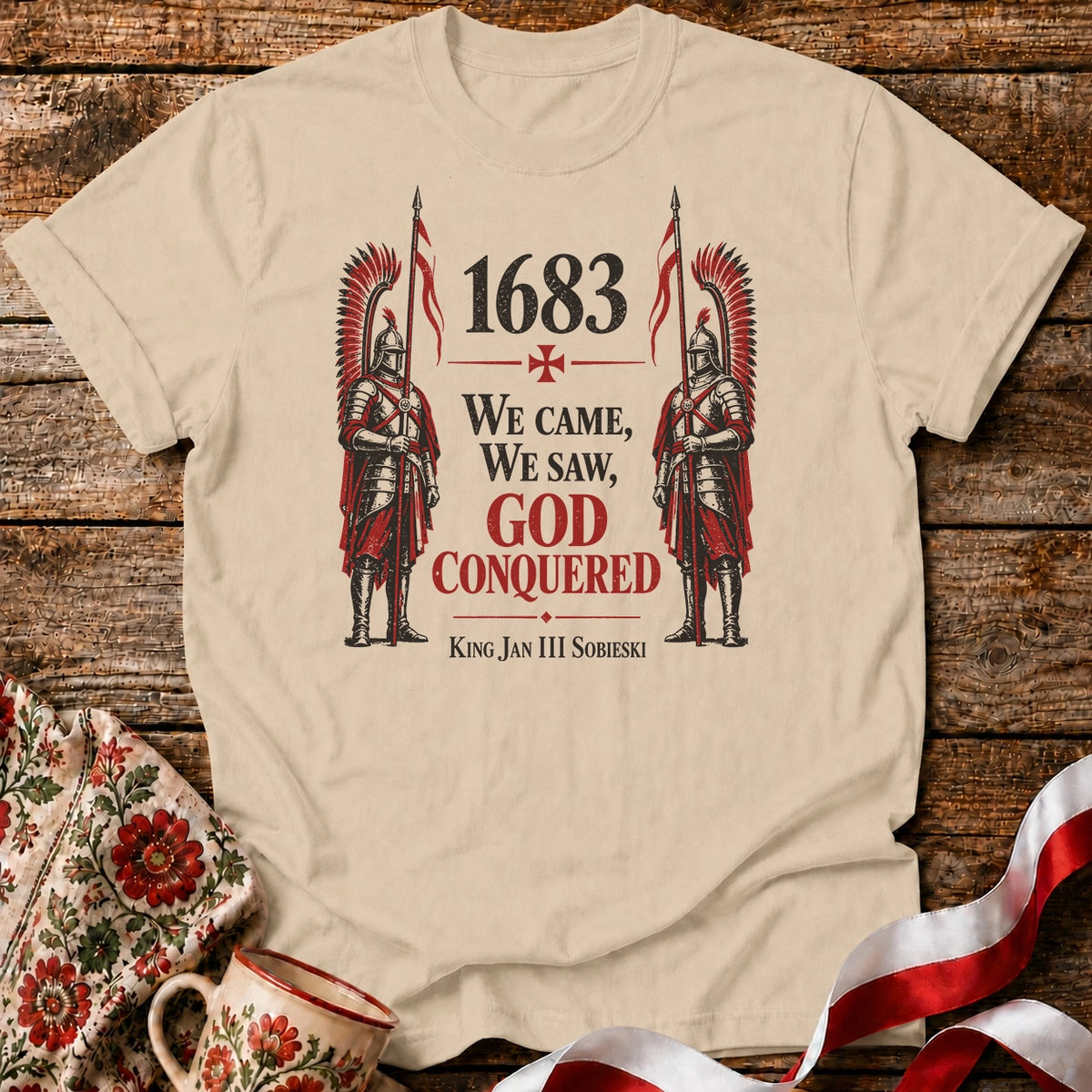 1683 God Conquered Hussars Unisex T-Shirt