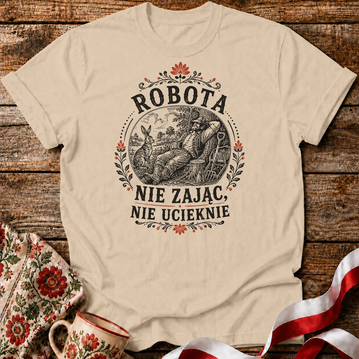 Robota Nie Zając Unisex T-Shirt