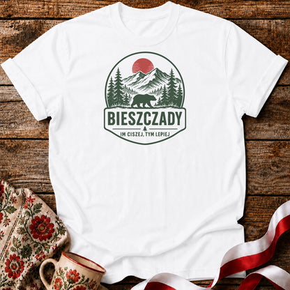 Bieszczady Ciszej Lepiej Unisex T-Shirt