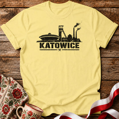 Katowice Industrial Skyline Polish City Unisex T-Shirt
