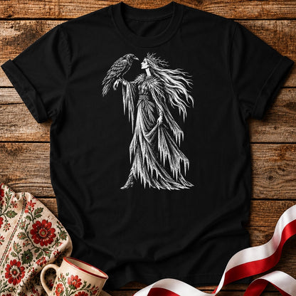 Marzanna and the Raven Unisex T-Shirt
