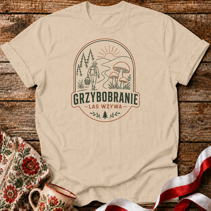 Grzybobranie Las Wzywa Unisex T-Shirt