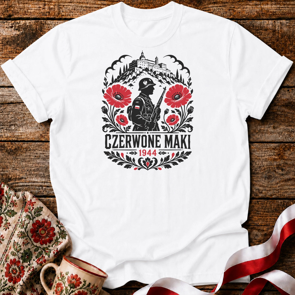 Czerwone Maki 1944 Unisex T-Shirt
