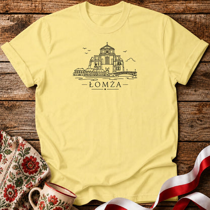 Łomża Minimal Skyline Unisex T-Shirt