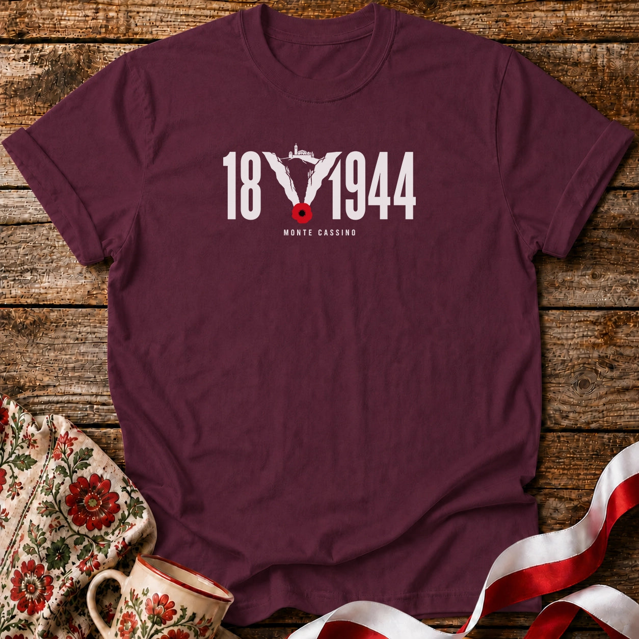 18 V 1944 Monte Cassino Unisex T-Shirt