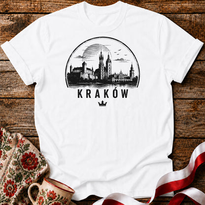 Kraków Crown Skyline Polish City Unisex T-Shirt