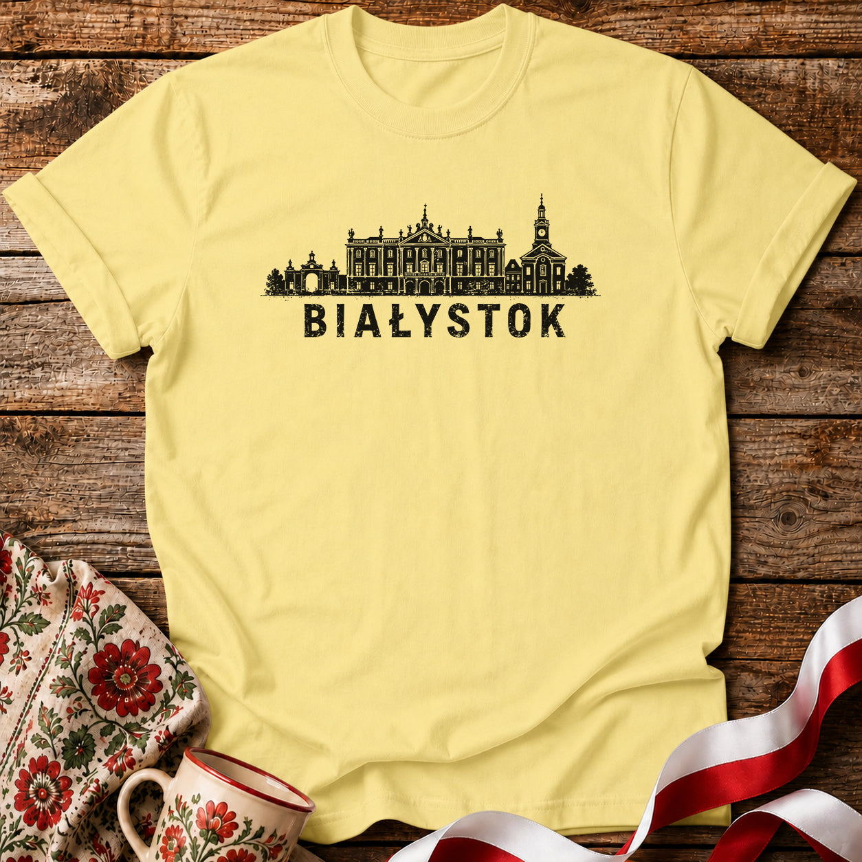 Białystok Skyline Polish City Unisex T-Shirt