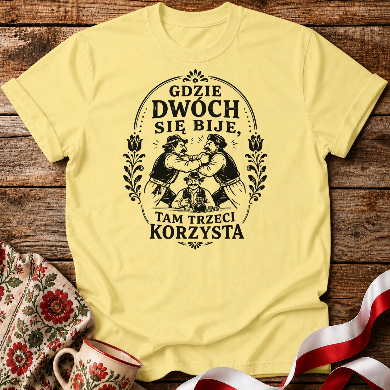 Gdzie Dwóch Się Bije Unisex T-Shirt