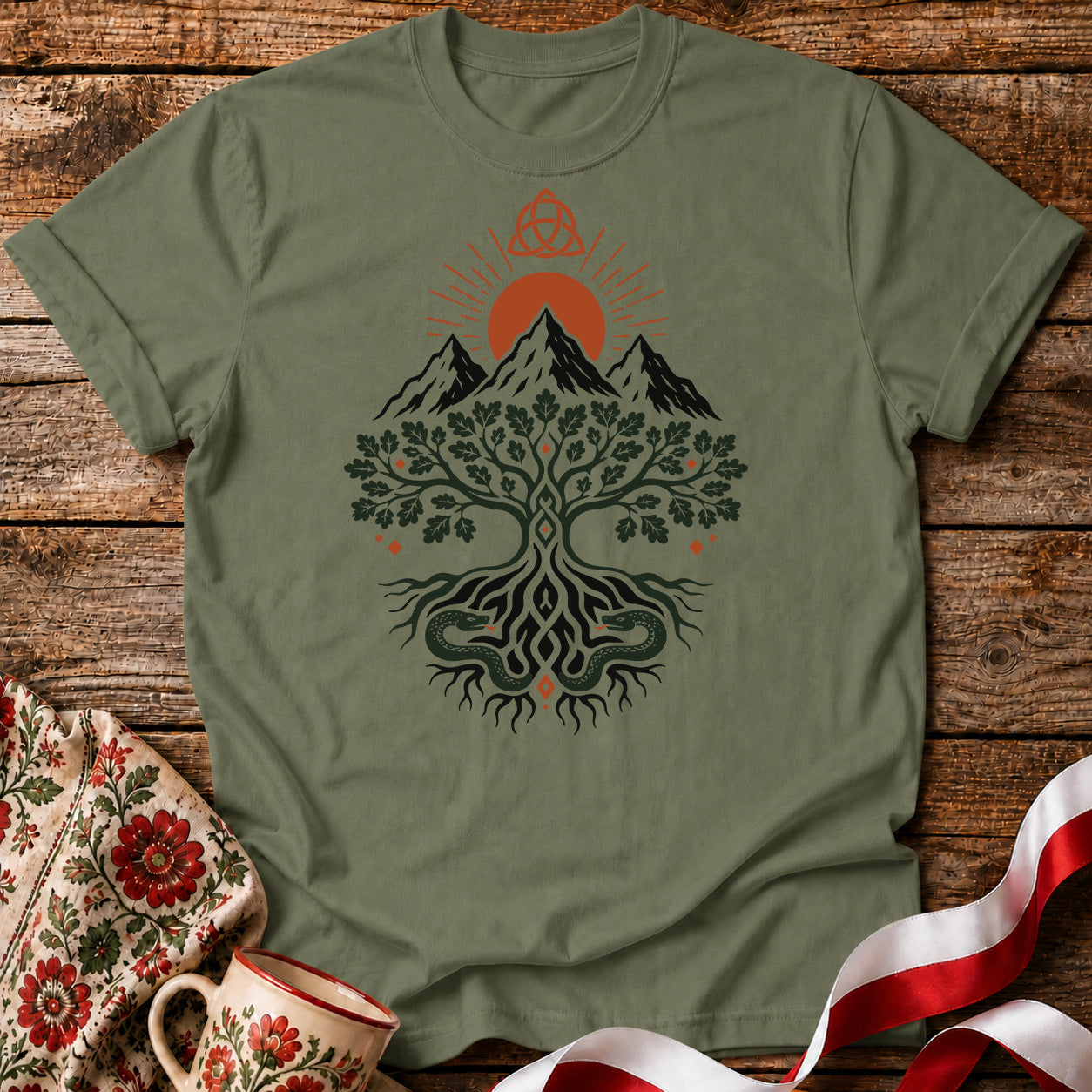 Triglav Slavic Mythology Unisex T-Shirt