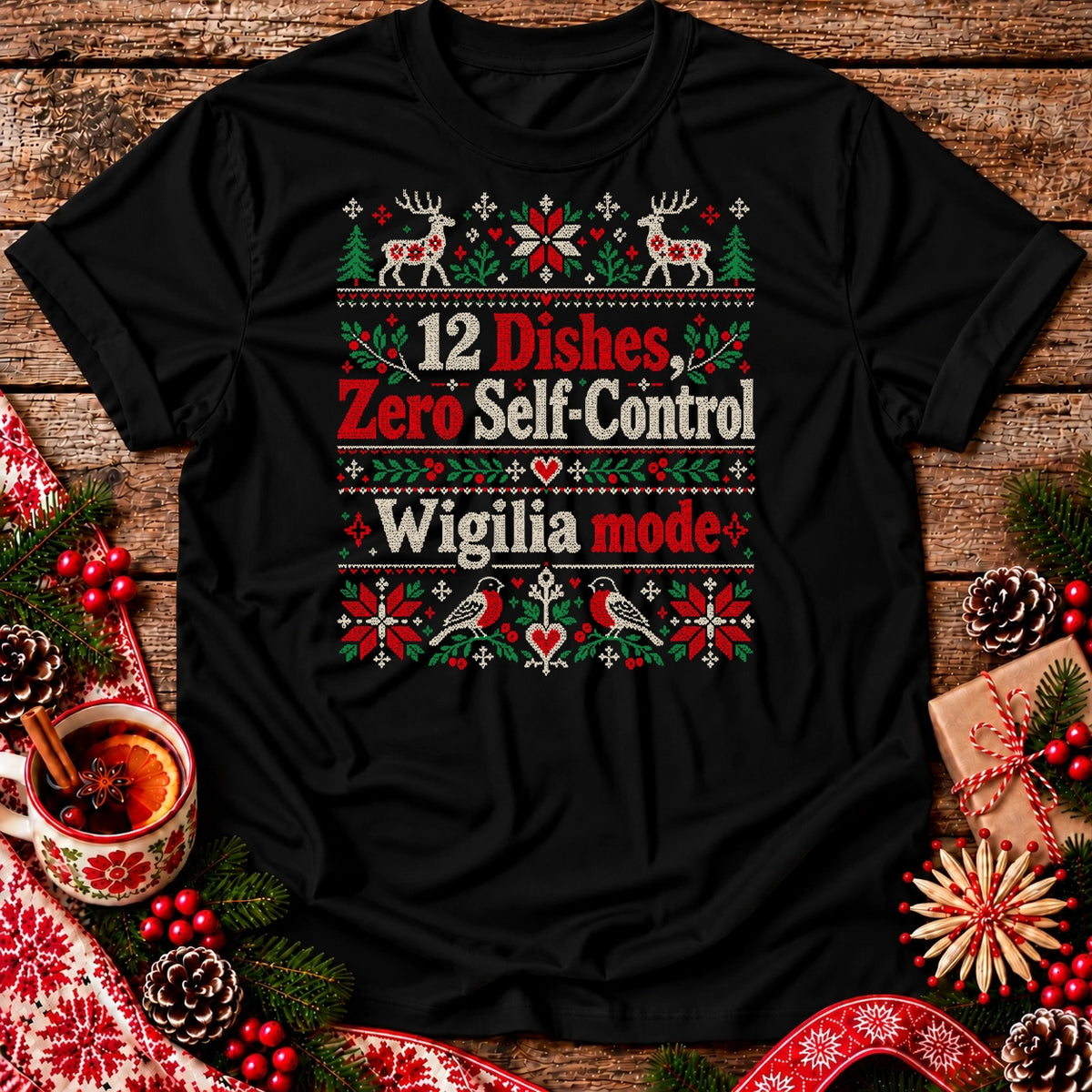 12 Dishes, Zero Self-Control – Wigilia Mode Unisex T-Shirt