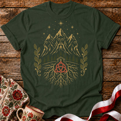 Triglav Triquetra Slavic Mythology Unisex T-Shirt