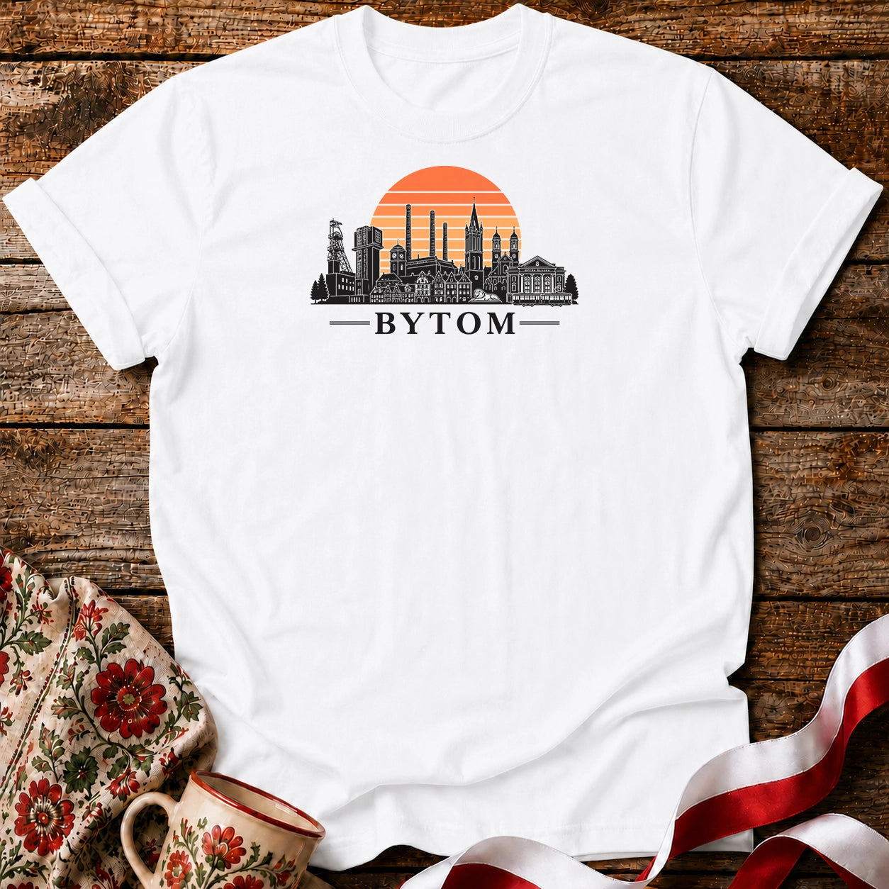 Bytom Sunset Skyline Unisex T-Shirt