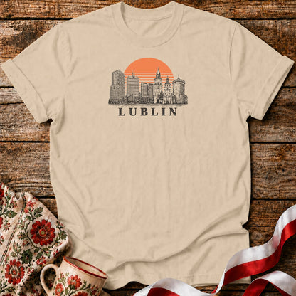 Lublin Sunset Skyline Unisex T-Shirt