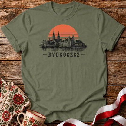 Bydgoszcz Sunset Skyline Polish City Unisex T-Shirt