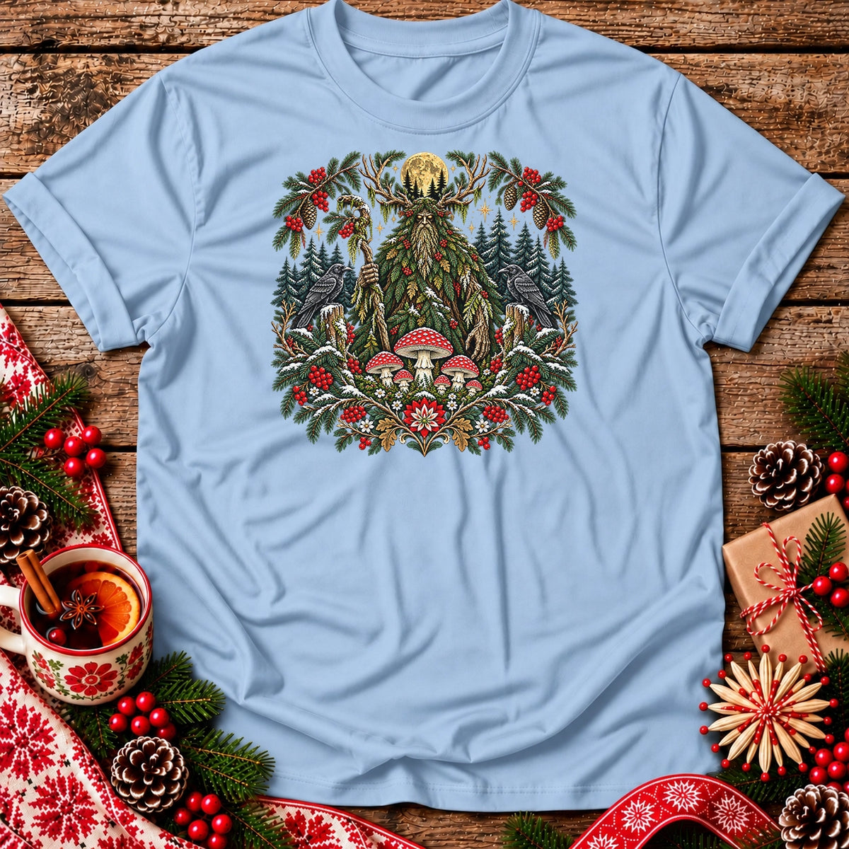 Christmas Leshy Under the Full Moon Unisex T-Shirt