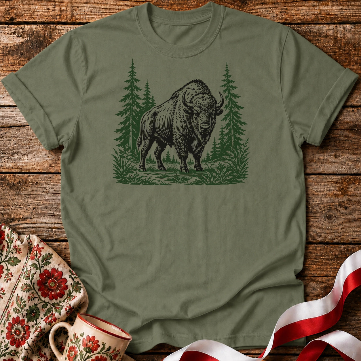 Żubr Polish Forest Unisex T-Shirt
