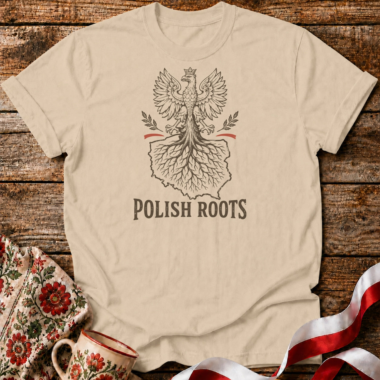 Polish Roots Eagle Unisex T-Shirt
