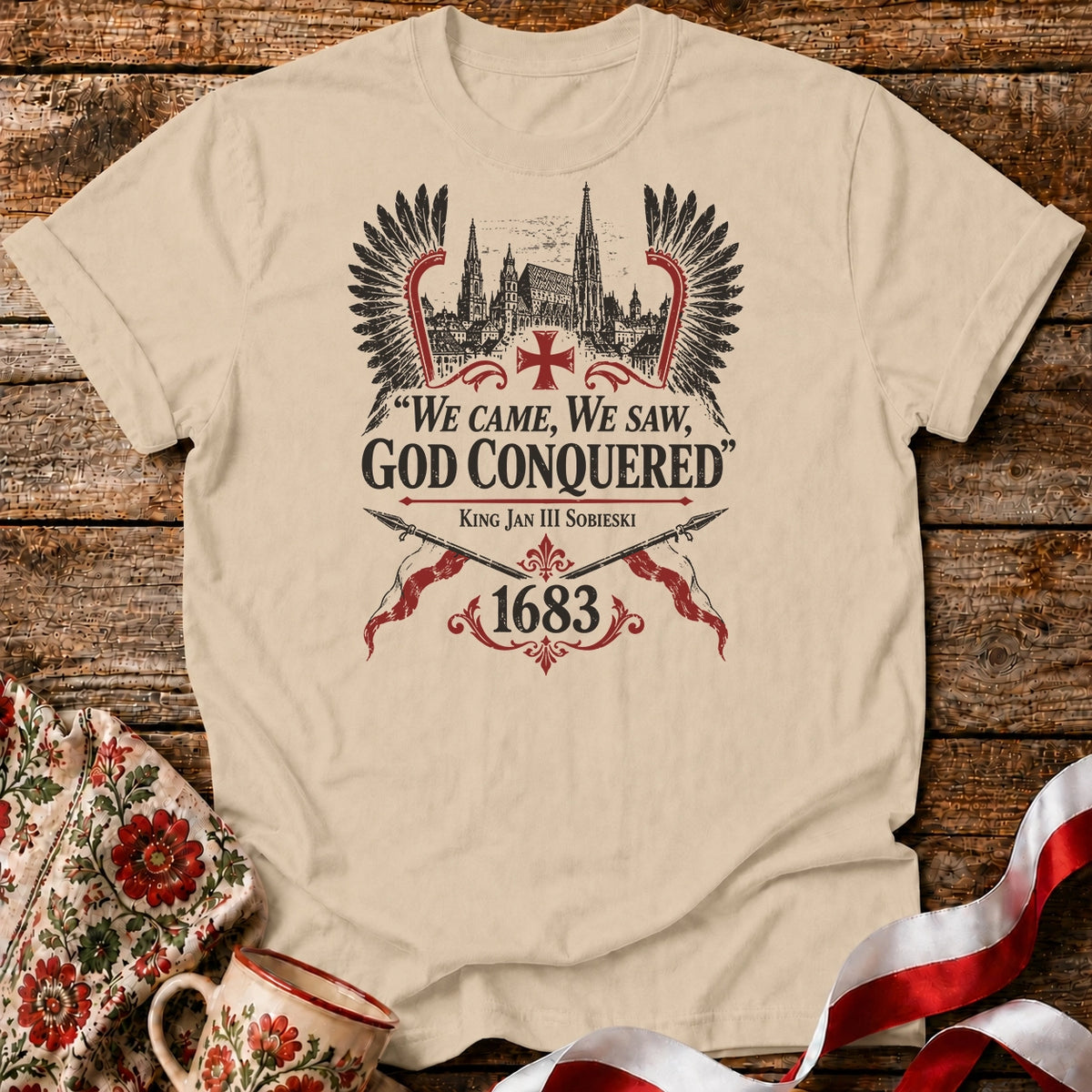 We Came We Saw God Conquered Unisex T-Shirt