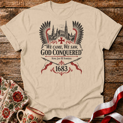 We Came We Saw God Conquered Unisex T-Shirt