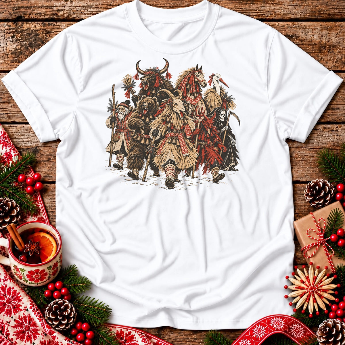Polish Christmas Mummers – Kolędnicy Unisex T-Shirt