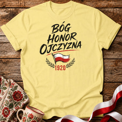 Bóg Honor Ojczyzna 1920 Unisex T-Shirt