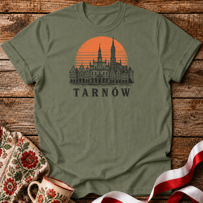 Tarnów Sunset Skyline Polish City Unisex T-Shirt