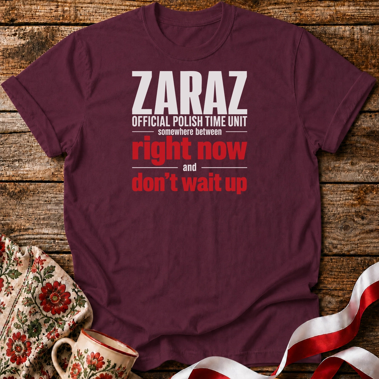 Zaraz Time Unit Unisex T-Shirt