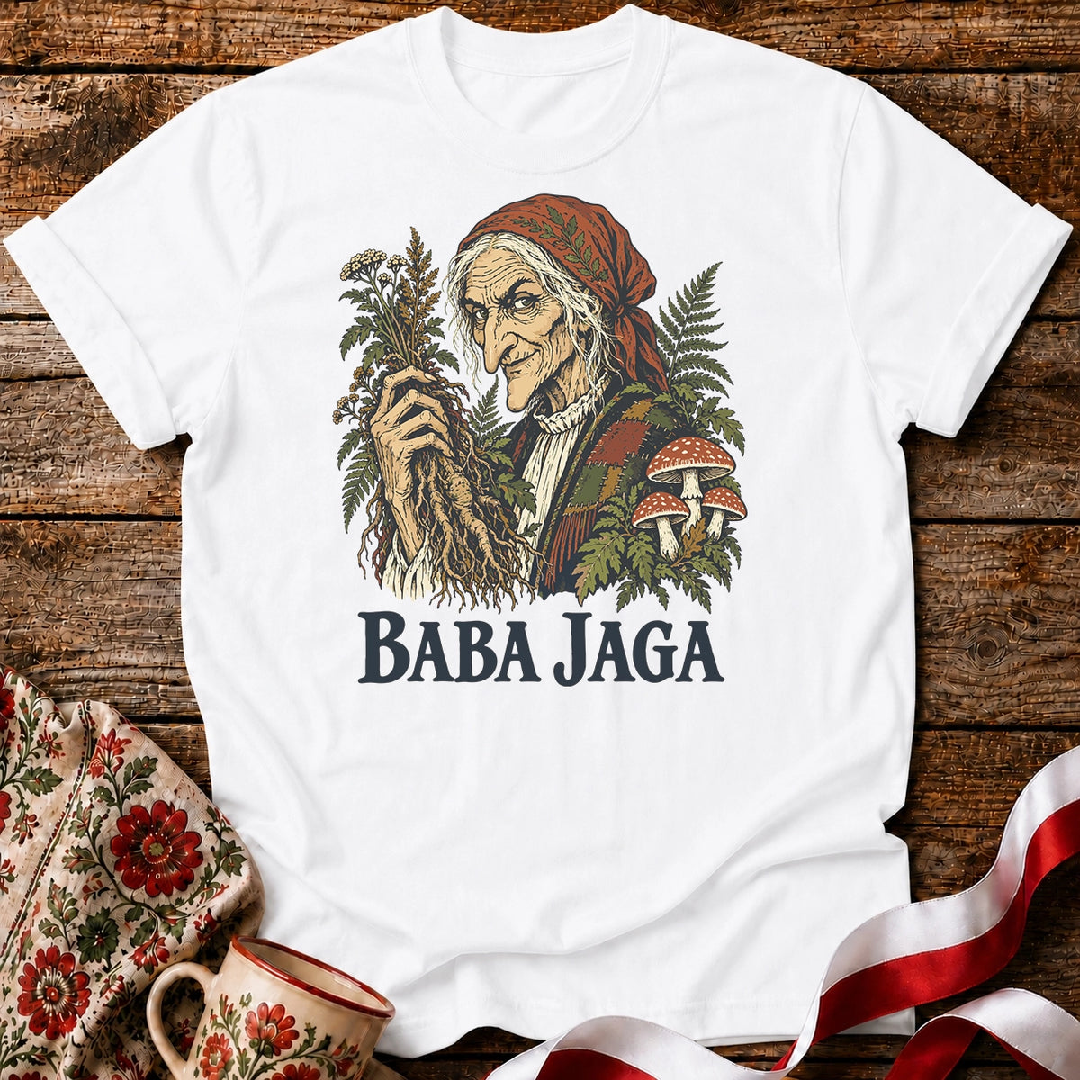 Baba Jaga Herbal Witch Unisex T-Shirt