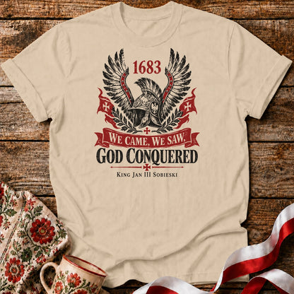 God Conquered 1683 Banner Unisex T-Shirt